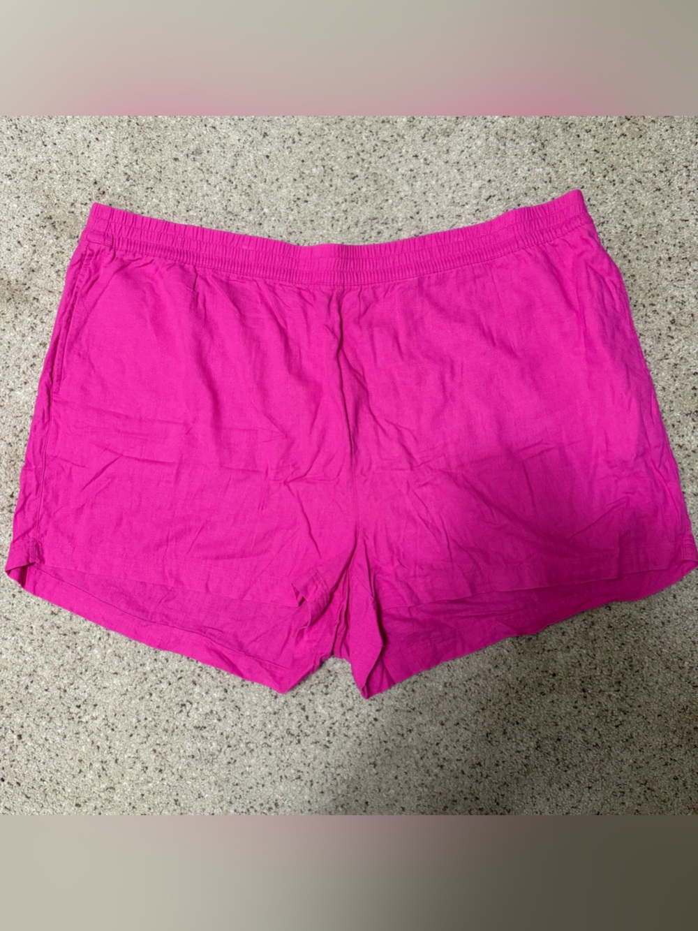 Old Navy pink linen shorts (size 4x)